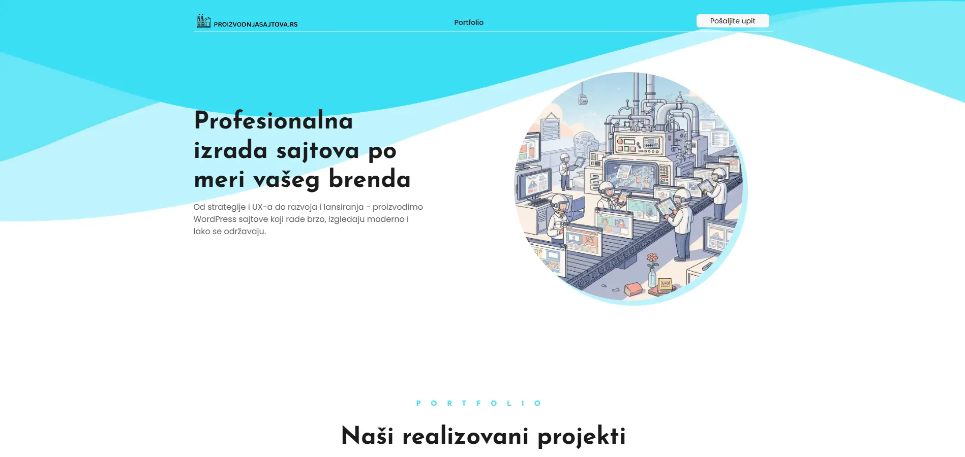 proizvodnjasajtova.rs - baner slika