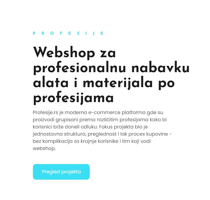 proizvodnjasajtova.rs - baner slika